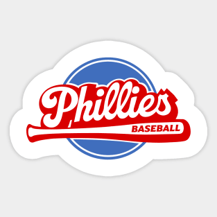 Phillies Up to Bat Sticker